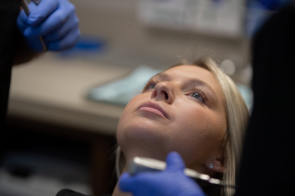 patient prepared for surgery