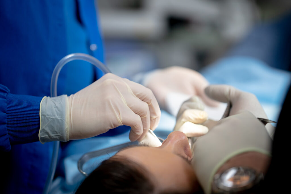 person receiving treatment